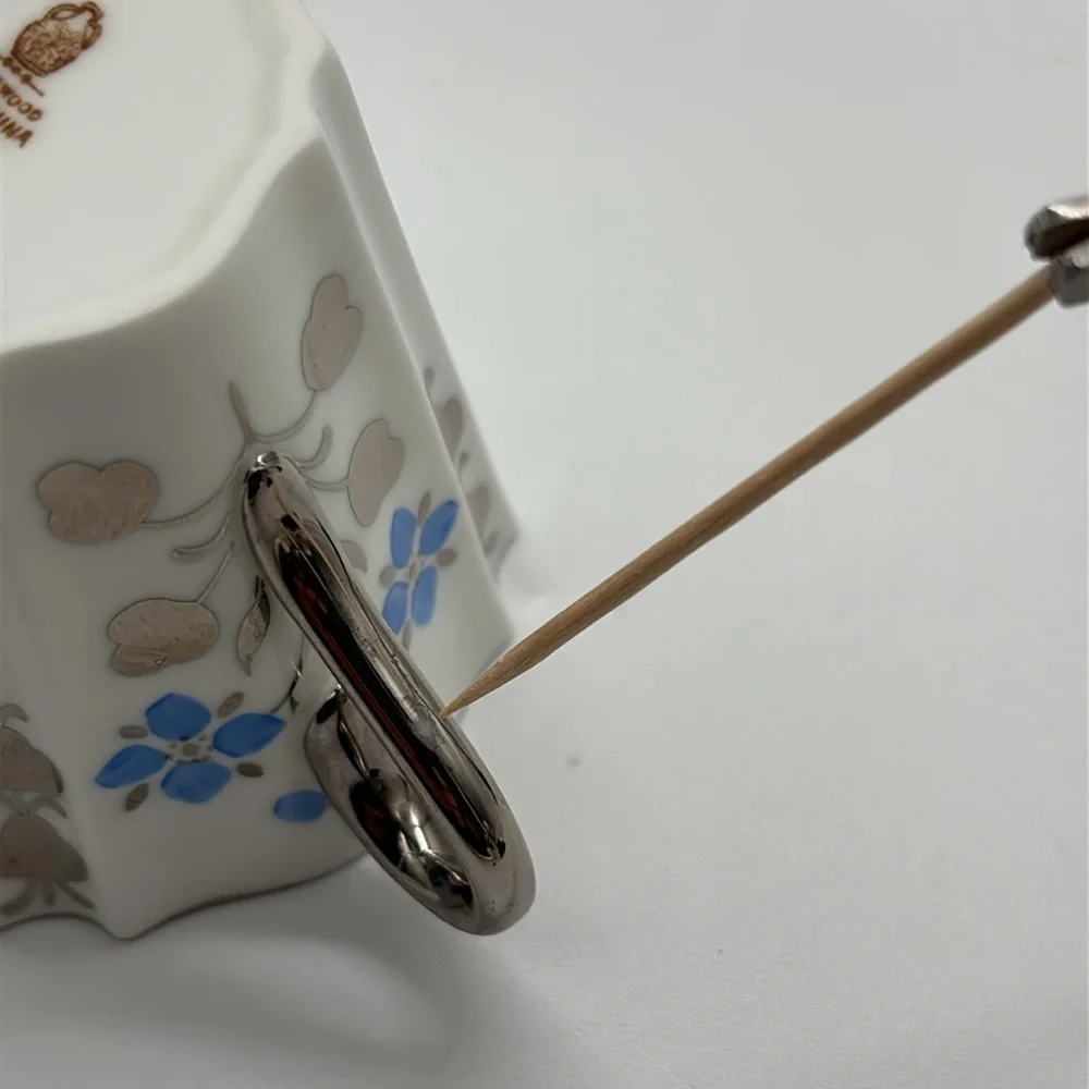 Wedgwood Bone China Flat Cup & Saucer Pattern WH 1583